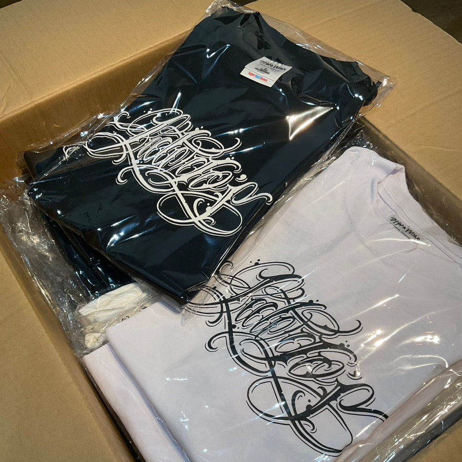 LATE 90s SCRIPT LOGO TEE【SHAKA WEAR】