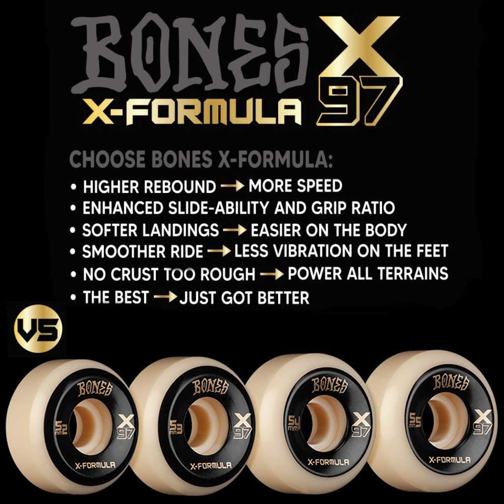BONES WHEEL X-FORMULA 97A V5 SIDECUT 52mm / 53mm / 54mm / 55mm