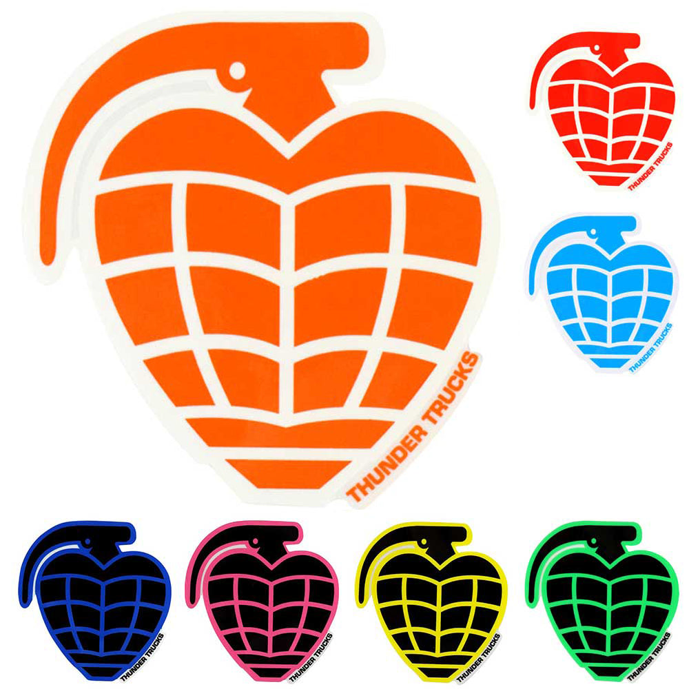 THUNDER GRENADE DIECUT MD STICKER (9.7cm × 10.2cm)