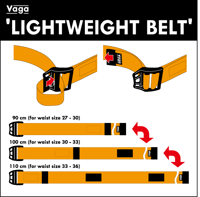 VAGA LIGHTWEIGHT BELT(2G)【VB0005-WE】