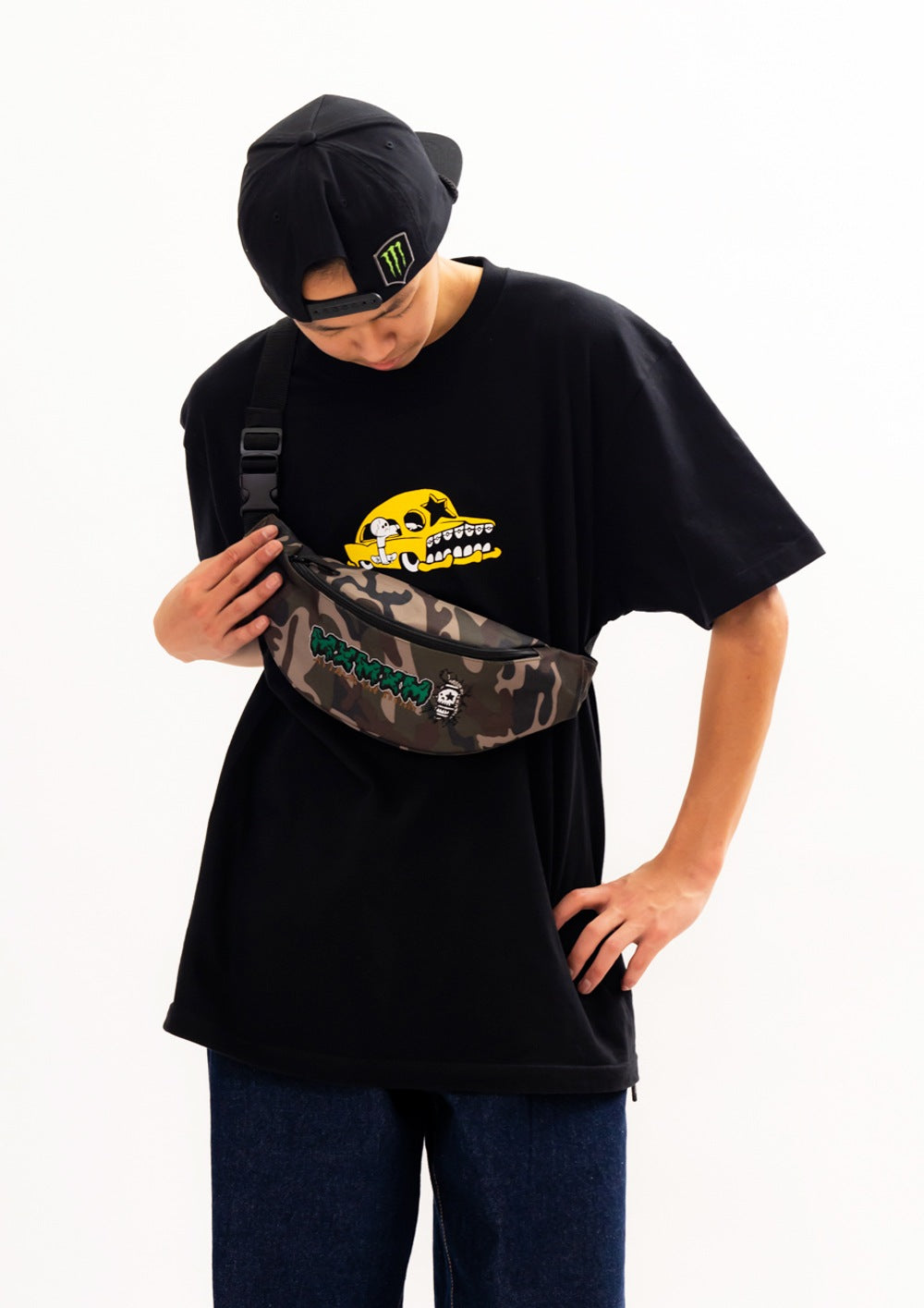 MAGICAL MOSH MISFITS MxMxM DOKURO CAR TEE【M1874】YELLOW