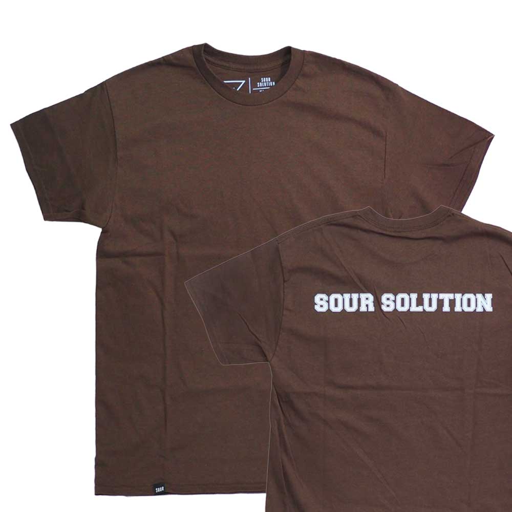 SOUR VARSITY TEE BROWN