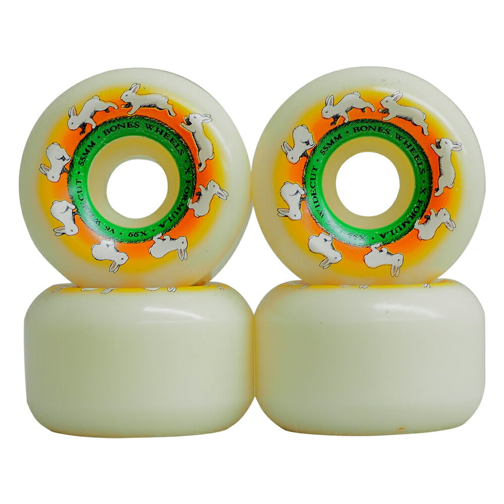 BONES WHEELS  X-FORMULA RUNNY BUNNY 99A V6 WIDE-CUT 53mm/54mm/55mm/56mm