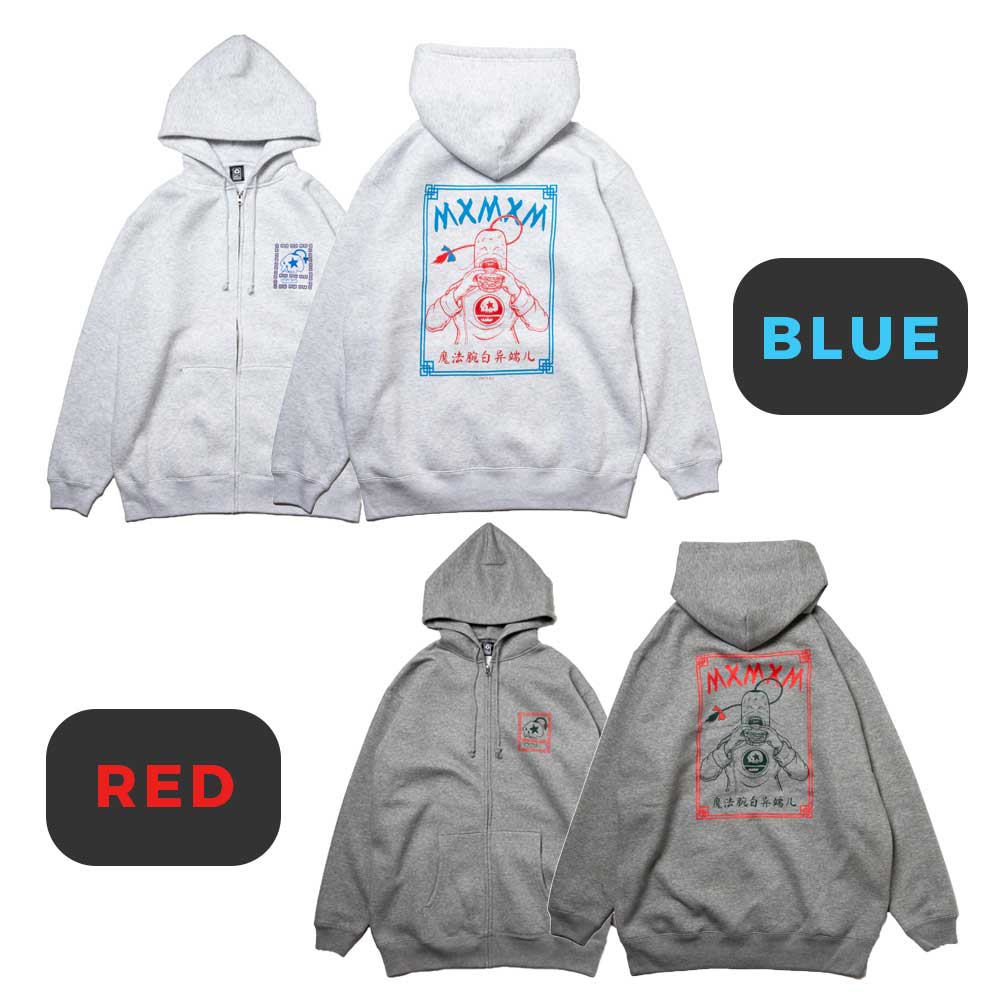 MxMxM × キン肉マン ラーメンマンチーズ ZIP HOODIE