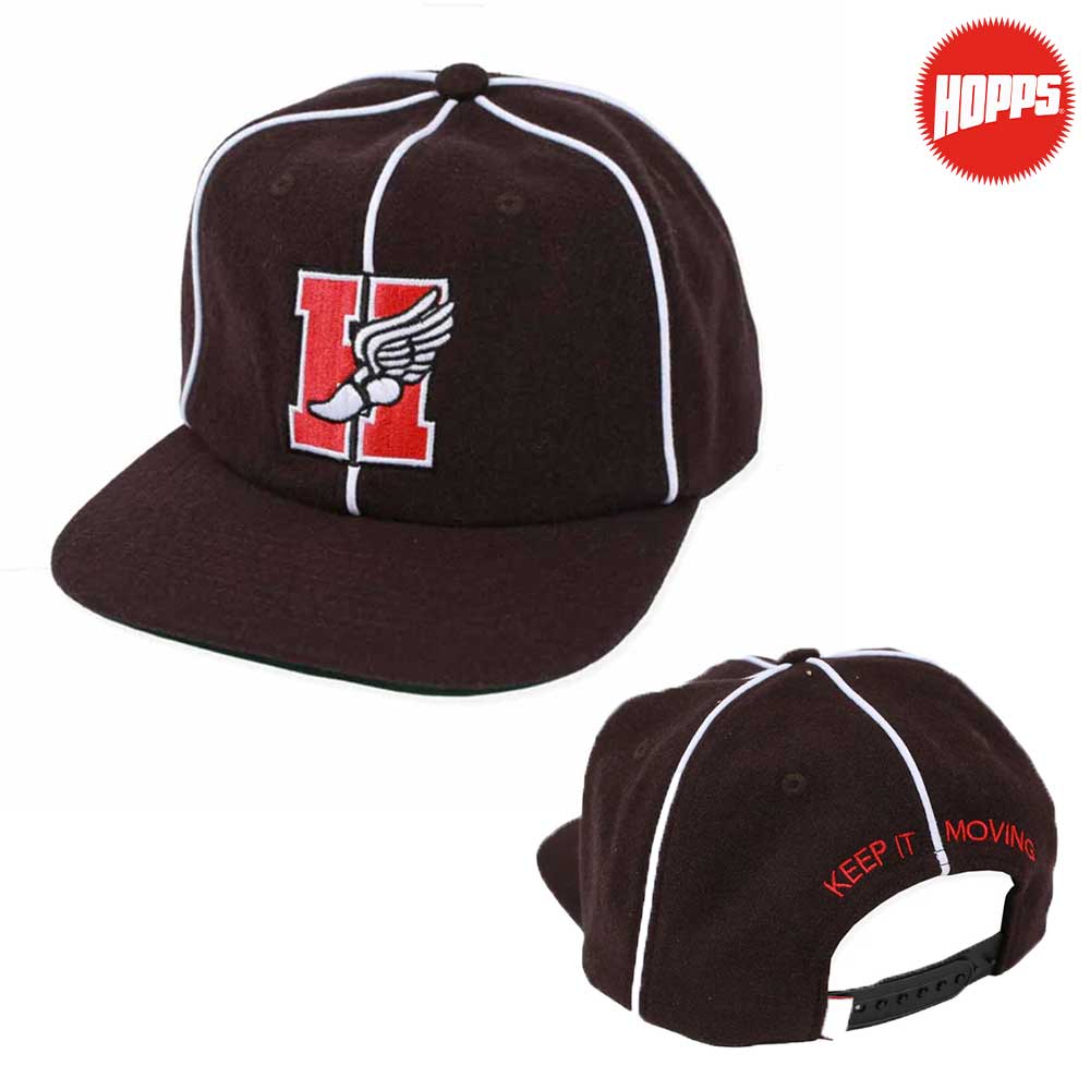 HOPPS H-WINGED STRIPED CAP BLACK