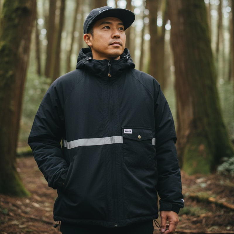 BLUCO HOODED REFLECTOR JACKET – EKL SKATE PARK BLUCO HOODED REFLECTOR JACKET – EKL SKATE PARK