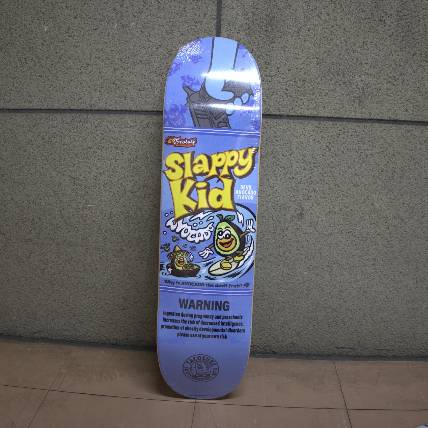 TACOSURF DECK SLAPPY KID-AVOCADO 7.0
