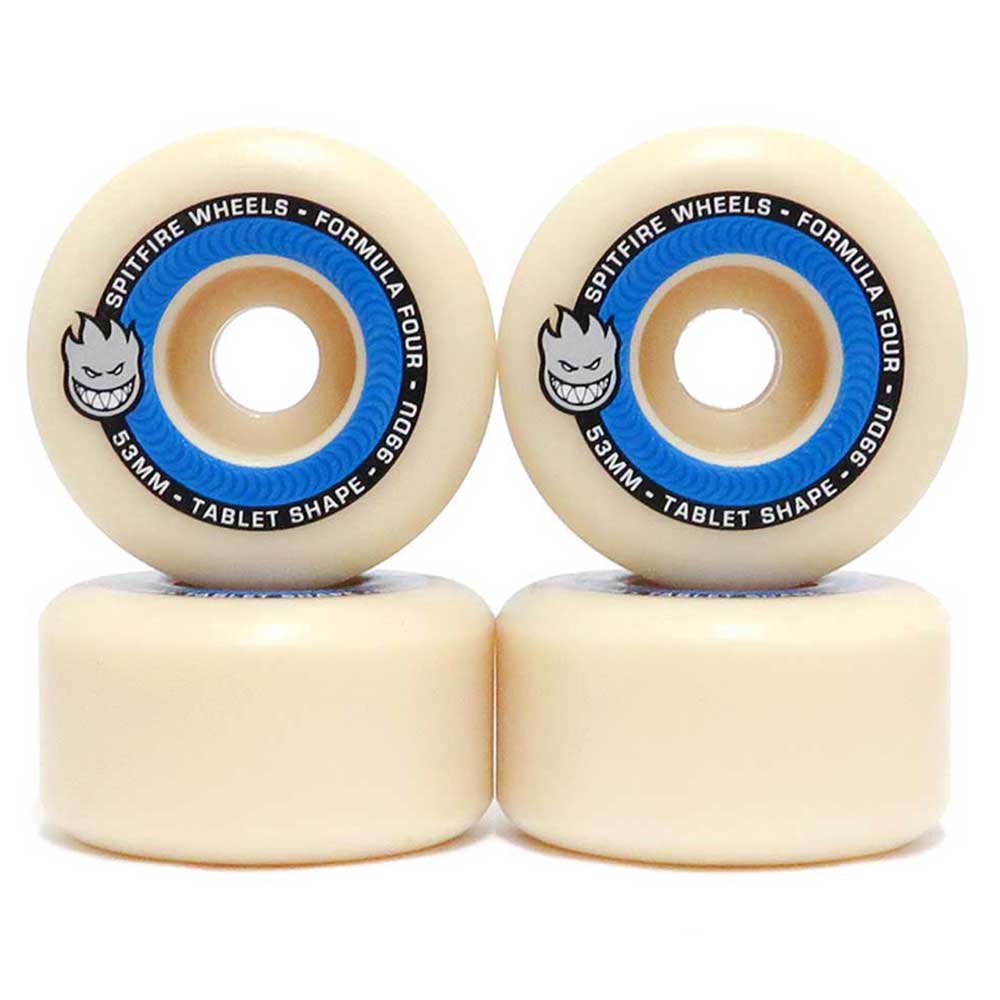SPITFIRE スピットファイア FORMULA FOUR F4 WHEELS 99D TABLETS NATURAL 52mm / 53mm / 54mm