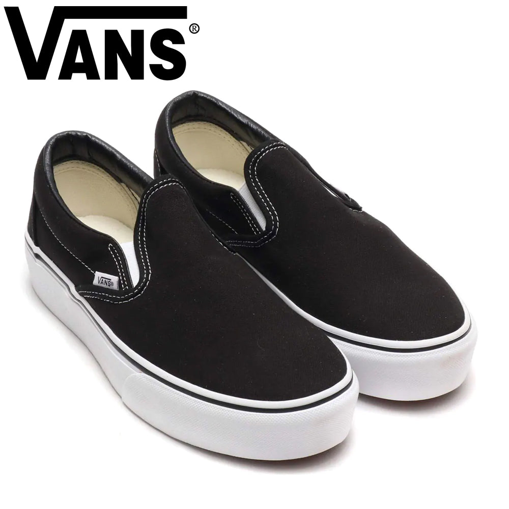 VANS バンズ CLASSIC SLIP-ON BLACK (VN000EYEBLK)