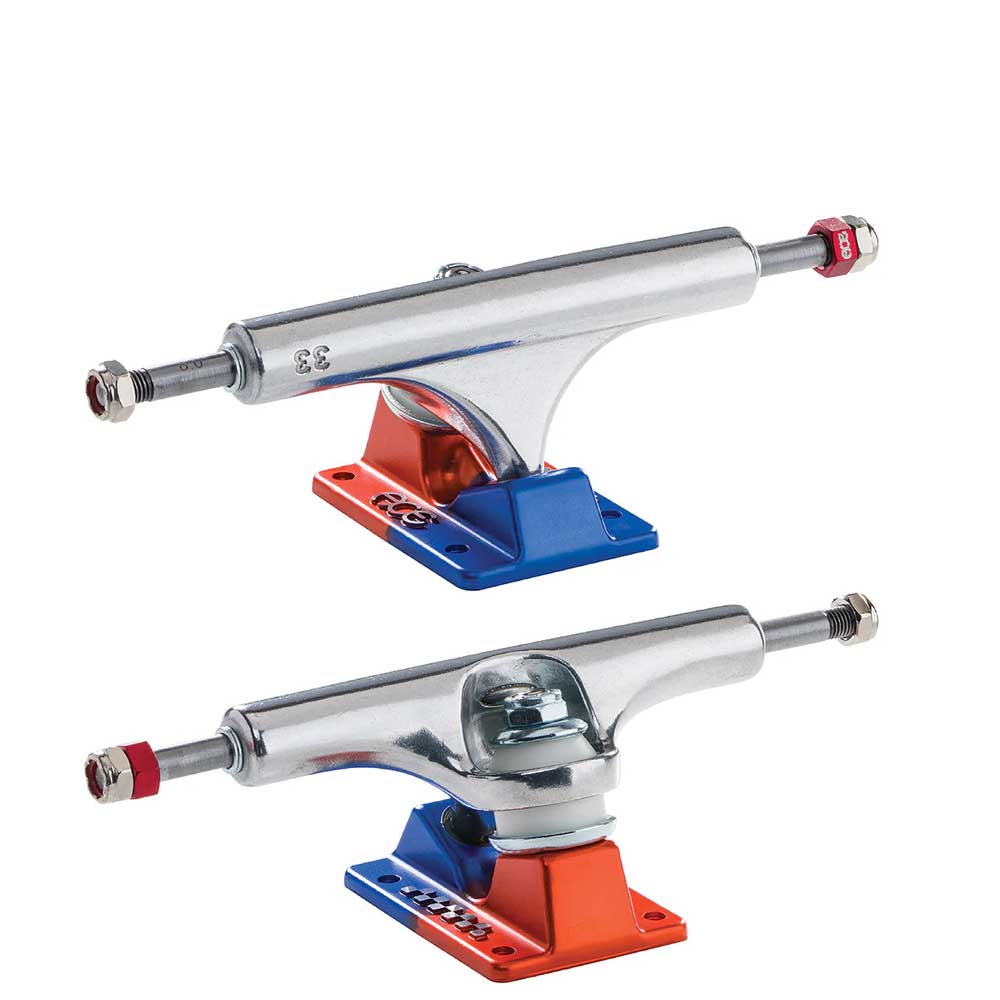 ACE TRUCK AF1 ANODIZED BLUE ORANGE POLISHED 33