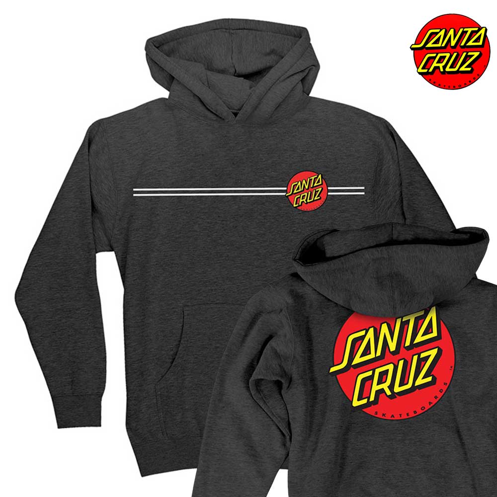 キッズパーカー SANTACRUZ サンタクルーズ CLASSIC DOT P/O HOODED