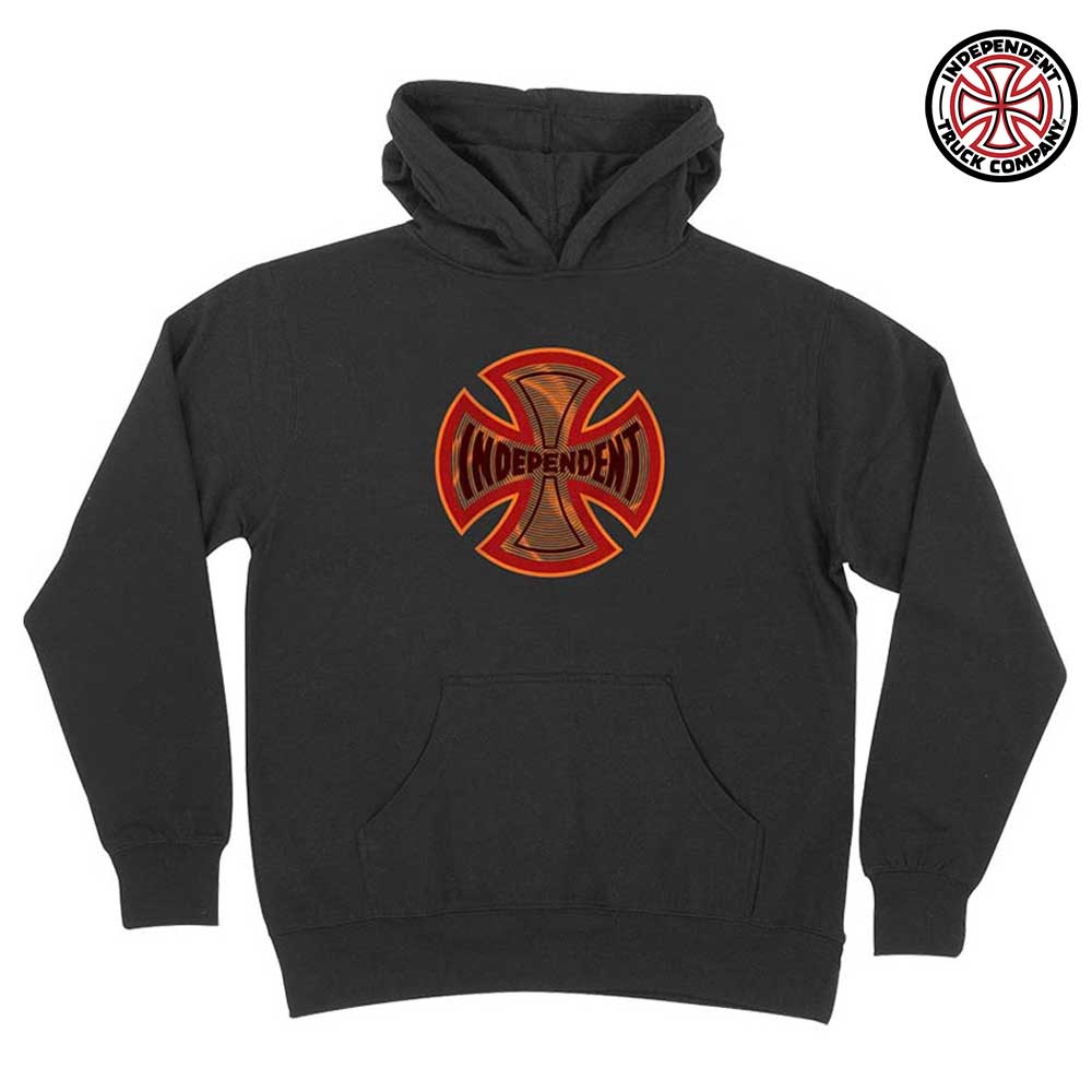 INDEPENDENT インディペンデント COIL PULLOVER HOODED MIDWEIGHT SWEATSHIRT