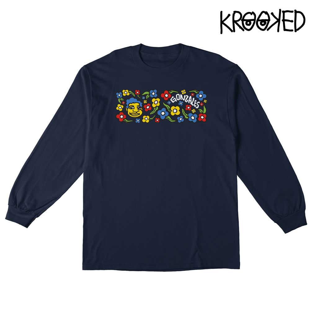 KROOKED クルキッド TEE L/S SWEATPANTS NAVY