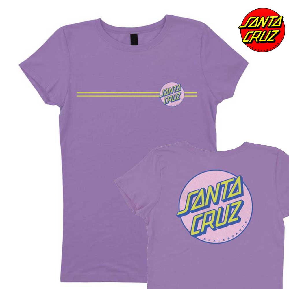 キッズ Tシャツ SANTACRUZ サンタクルーズ S/S T-SHIRT OTHER DOT LAVENDER