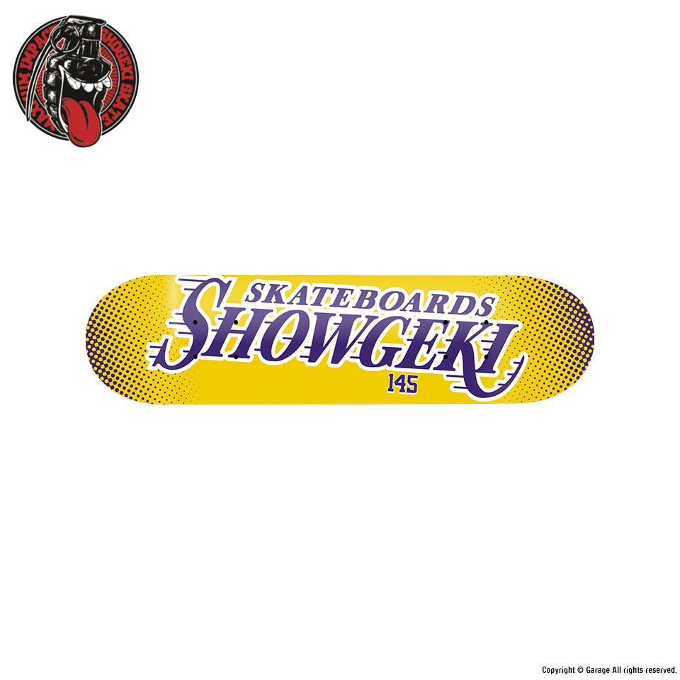 SHOWGEKI SKATEBOARDS LAKERS 145 KIDS 7.125 x 27.875