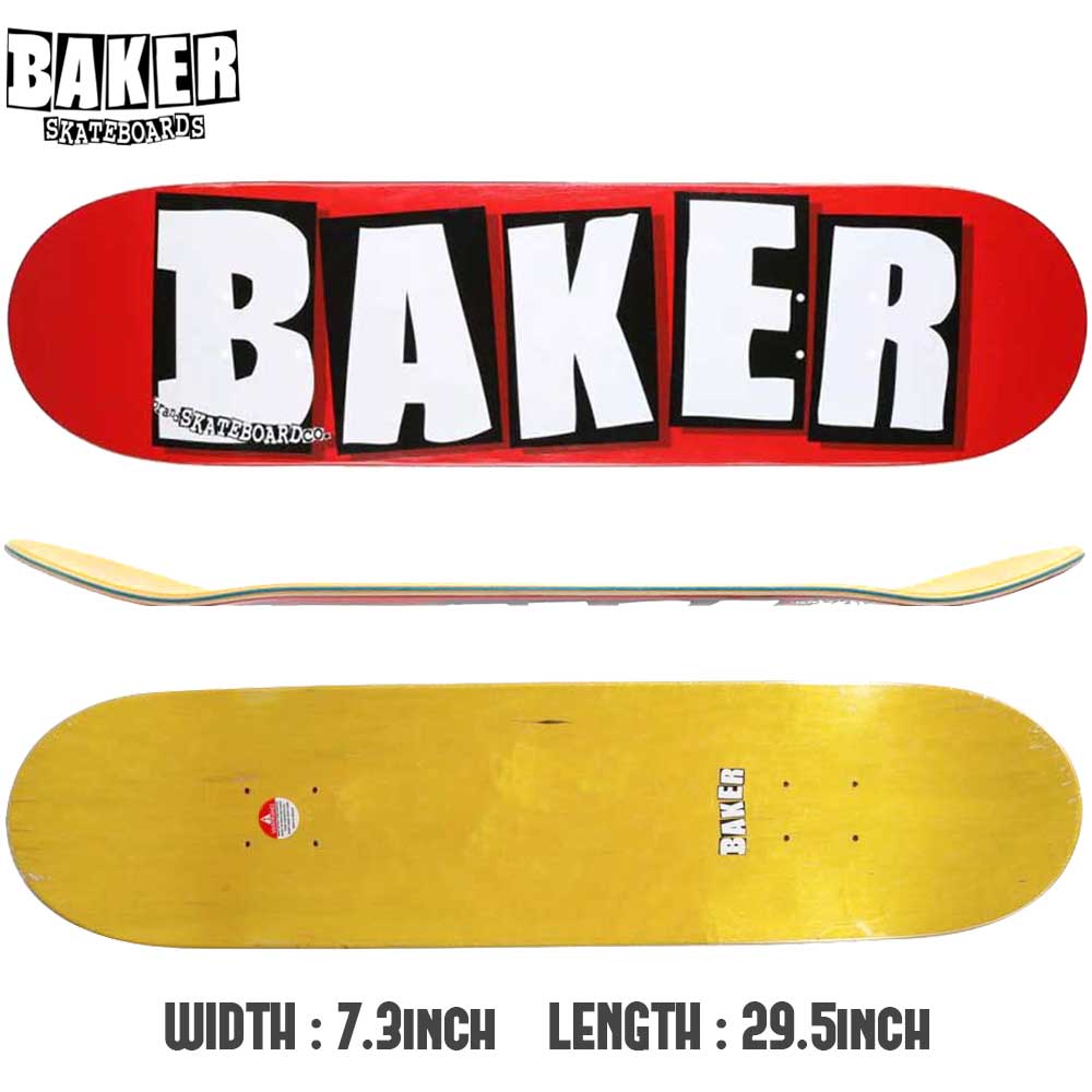 BAKER DECK ベイカー BRAND LOGO [inch:7.8] [inch:8.0] [inch:8.125] [inch:8.25]
