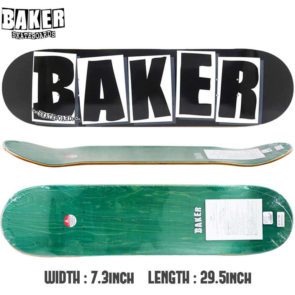 BAKER DECK ベイカー BRAND LOGO [inch:7.8] [inch:8.0] [inch:8.125] [inch:8.25]