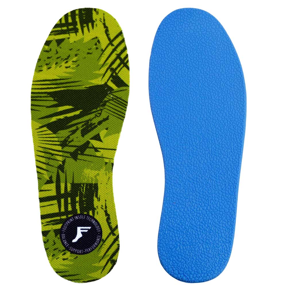 FOOTPRINT INSOLES FLAT 3mm GREEN CAMO(ASSORT SHEET)