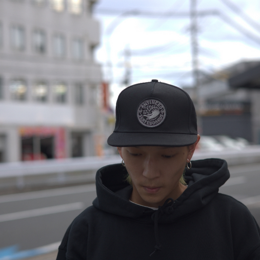 ANTIHERO EAGLE ROUND SNAPBACK BLACK/CHARCOAL