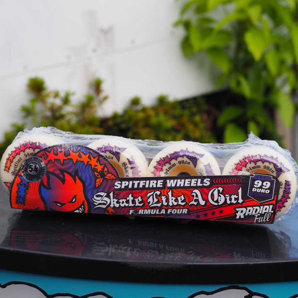 SPITFIRE WHEELS F4 SKATE LIKE A GIRL EVO RADIAL FULL 99D