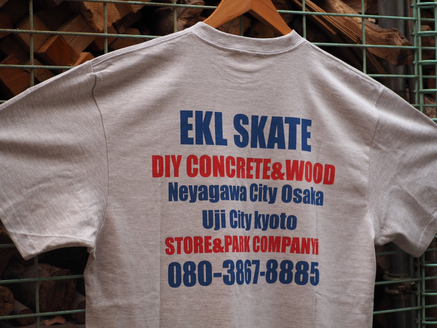 EKL CALL ME STORE ORIGINAL TEE ASHGRAY