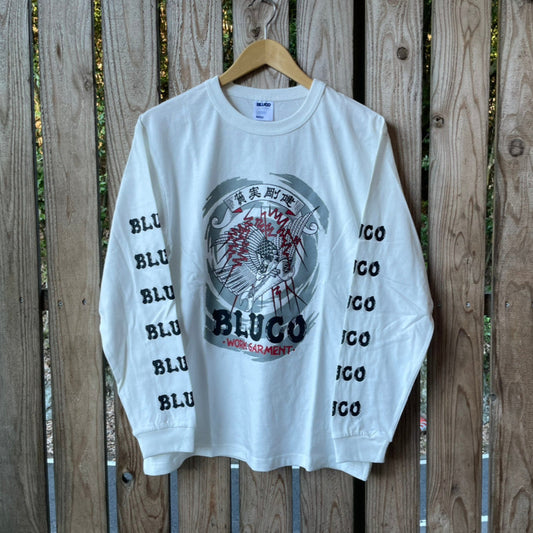 BULCO HEAVY DRY COTTON PRINT L/S TEE -Artwork by 遊鷹
