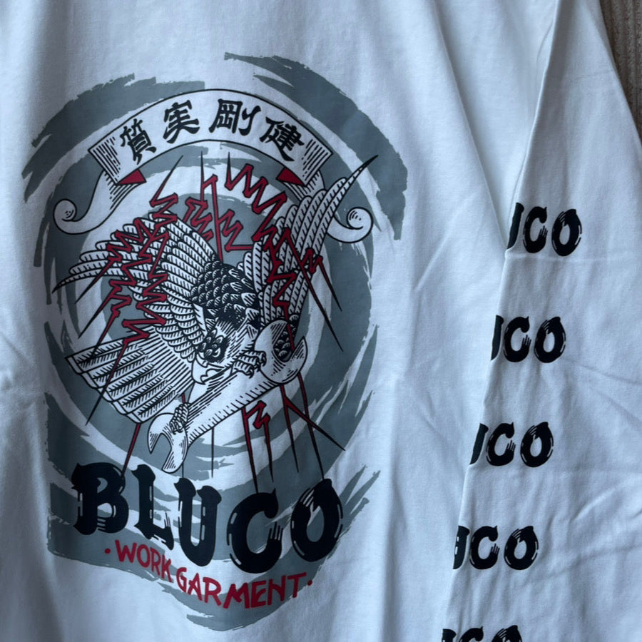 BULCO HEAVY DRY COTTON PRINT L/S TEE -Artwork by 遊鷹