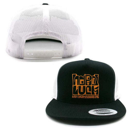 HARDLUCK 100 PERCENT TRUCKER HAT (MESH CAP)
