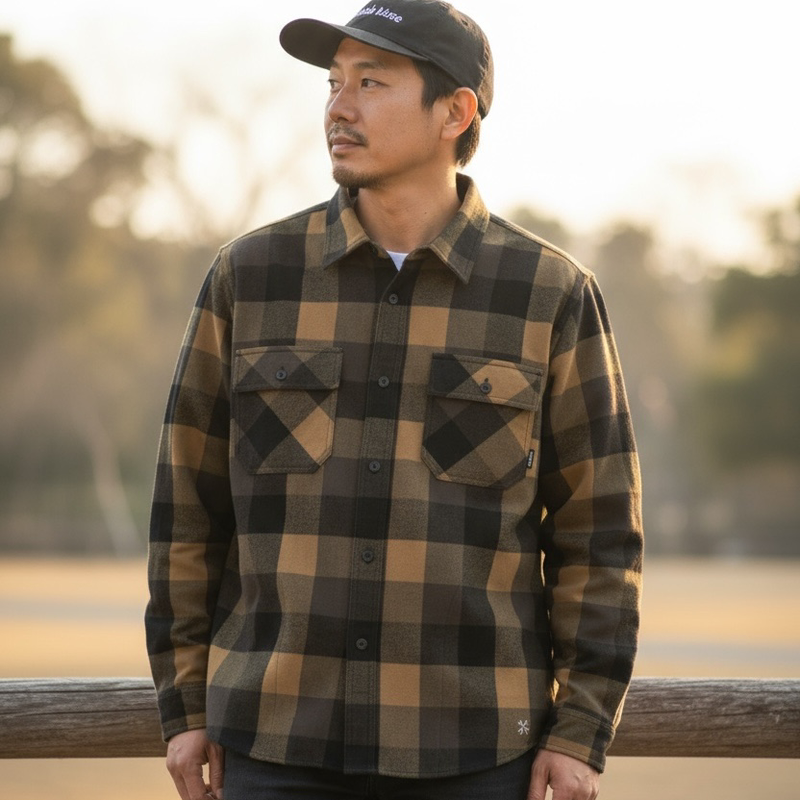 BLUCO BUFFALO CHECK FLANNEL SHIRT