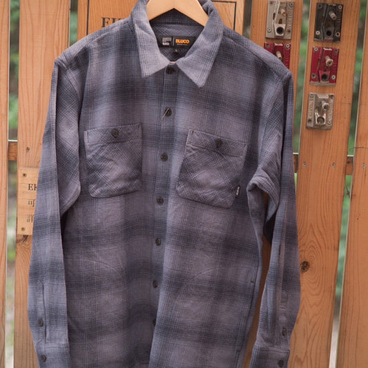 BULCO OMBRE CHECK FLANNEL SHIRT