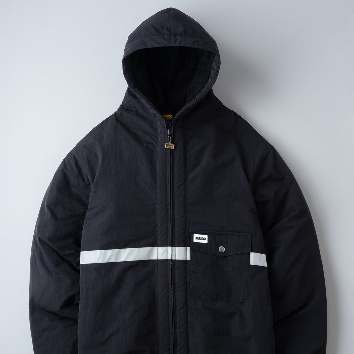 BLUCO HOODED REFLECTOR JACKET