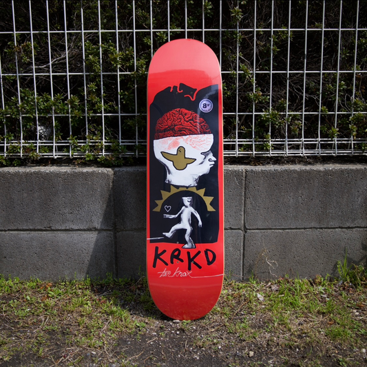 KROOKED DECK Tom knox 'Brain And Bird' 8.5 x 32.18 / 14.38"" WB