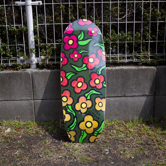 KROOKED DECK Team Zogger 'Wildstyle Flowers' 10.75 × 30 / 14.3" WB