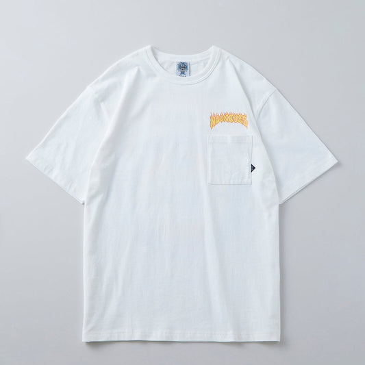 BLUCO (MOONEYES x DOGTOWN x BLUCO) ポケットTシャツ -Fire-