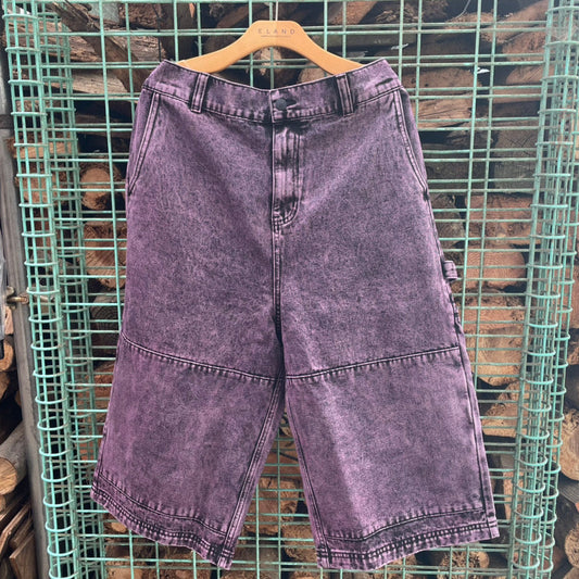 POETIC Sculptor Short - Purple Acid Denim Wash