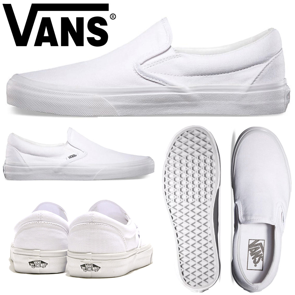 VANS バンズ CLASSIC SLIP-ON TRUEWHITE (VN000EYEW00)