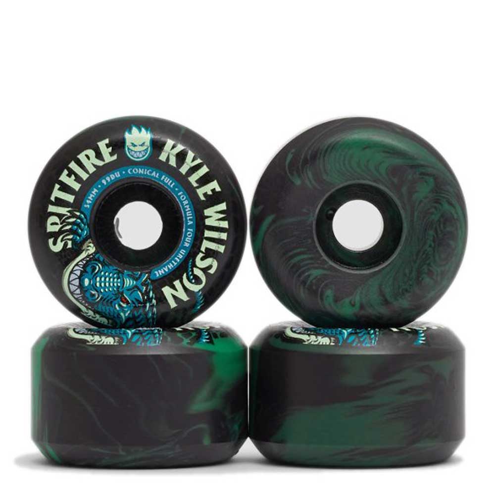 SPITFIRE F4 99D KYLE WILSON DEATH ROLL CONICAL FULL ( BLK x GRN ) 54mm