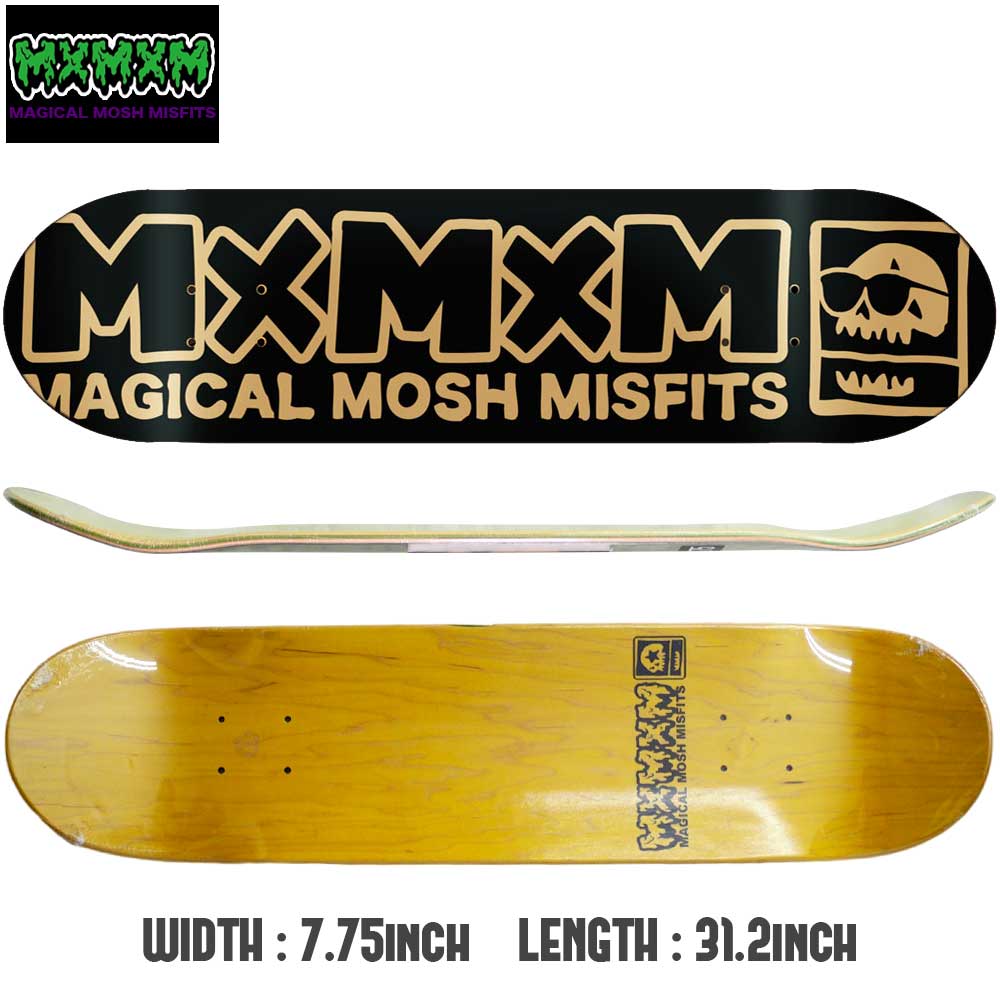 mxmxm スケートデッキ マコトちゃんコラボ8.0インチ - スケートボード