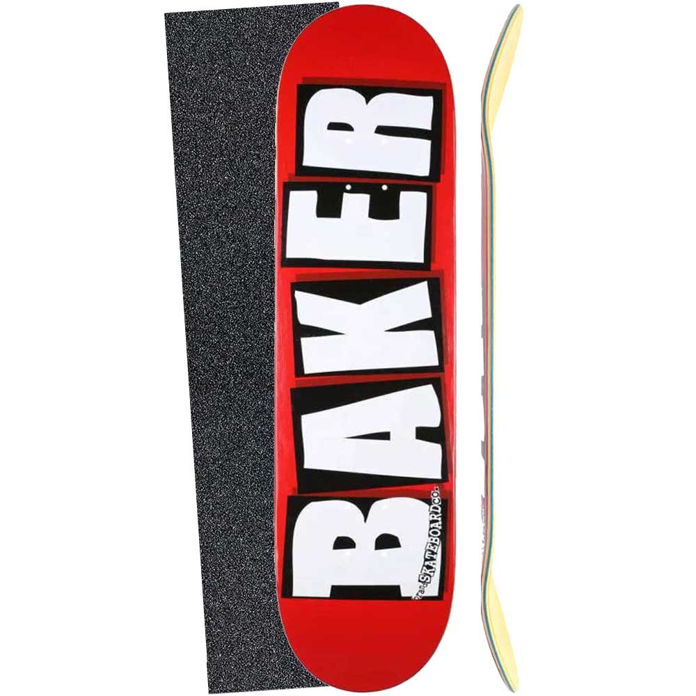 BAKER DECK BRAND LOGO WHITE SKATE DECK[inch:8.125]