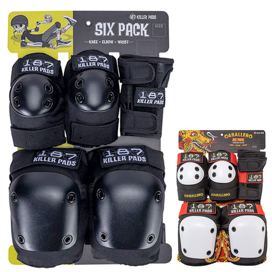 187 KILLER PADS 187 キラーパッド プロテクター 187 KILLER PAD ADULT SIX PACK BLACK STEVE CABALLERO