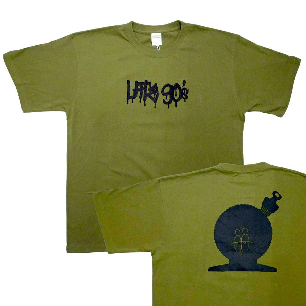 LATE 90s LOGO TEE AFLO ARMY GREEN