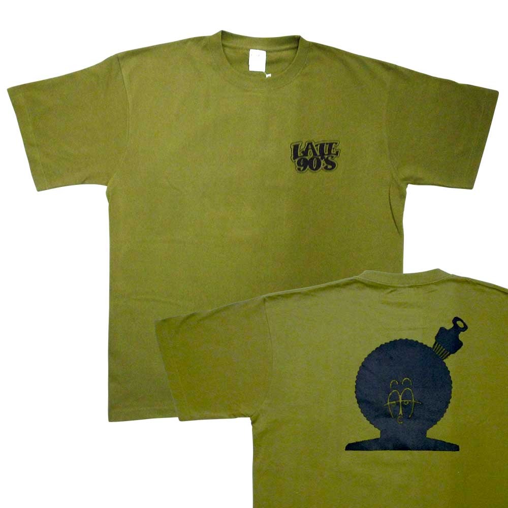 LATE 90s SPRAY TEE AFLO ARMY GREEN