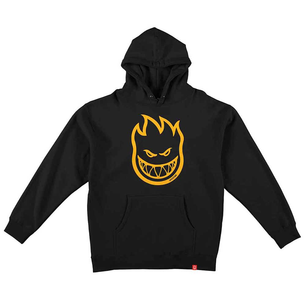 SPITFIRE BIGHEAD YOUTH PULLOVER HOODIE BLACK/GOLD